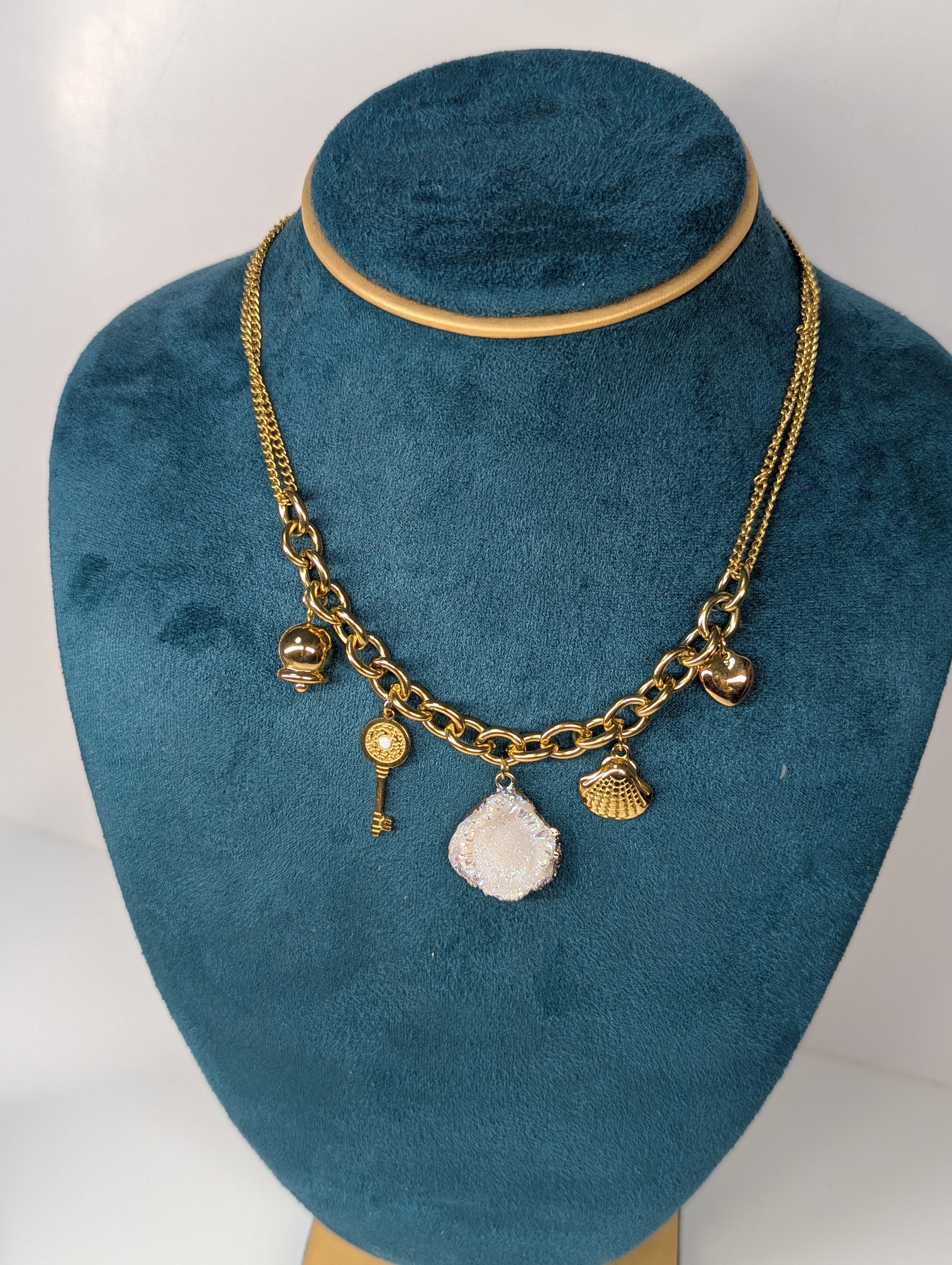 COLLAR "LUCKY CHARMS" DOBLE CADENA