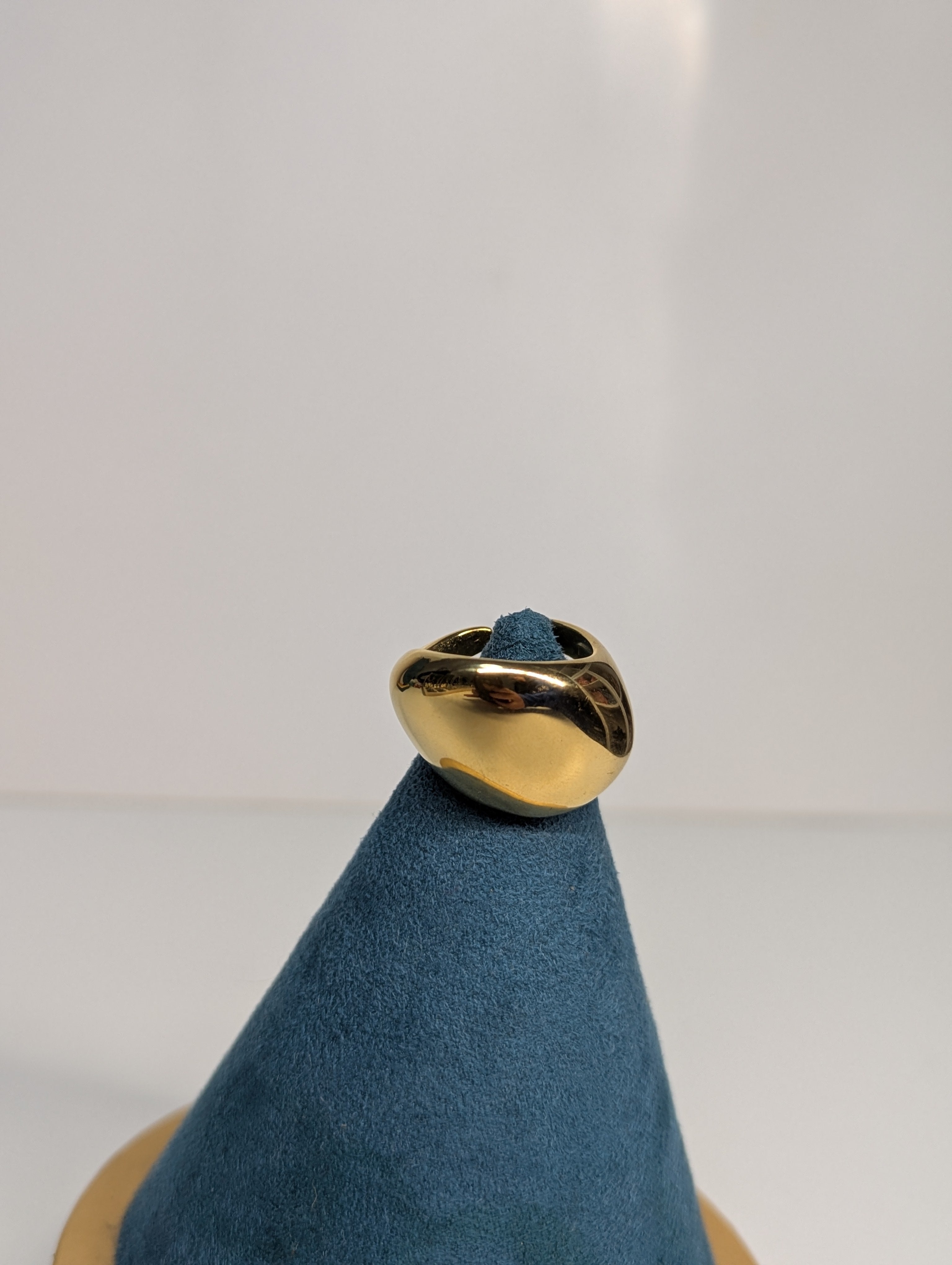 ANILLO "BURBUJA DORADA"